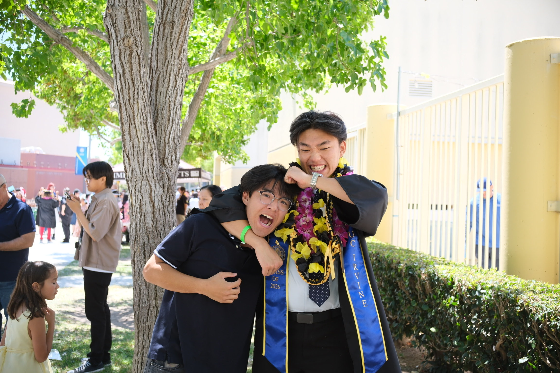 Anthony Suh at graduation