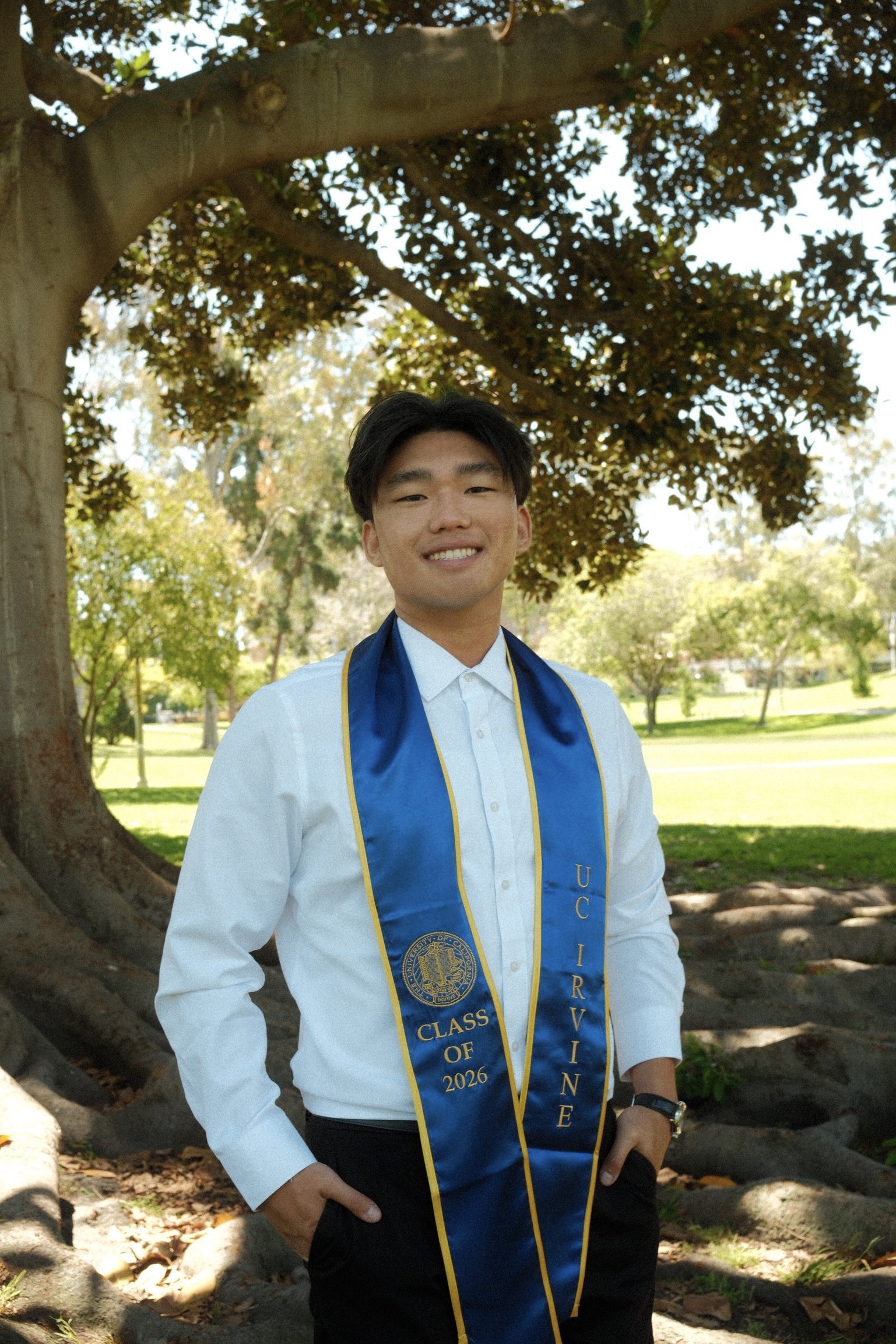 Anthony Suh at graduation
